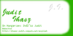 judit ihasz business card